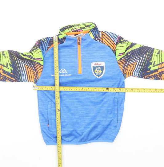 Masita Boys Blue GAA Col Camps 1/4 Zip Fleece Sweatshirt 4-5 Years