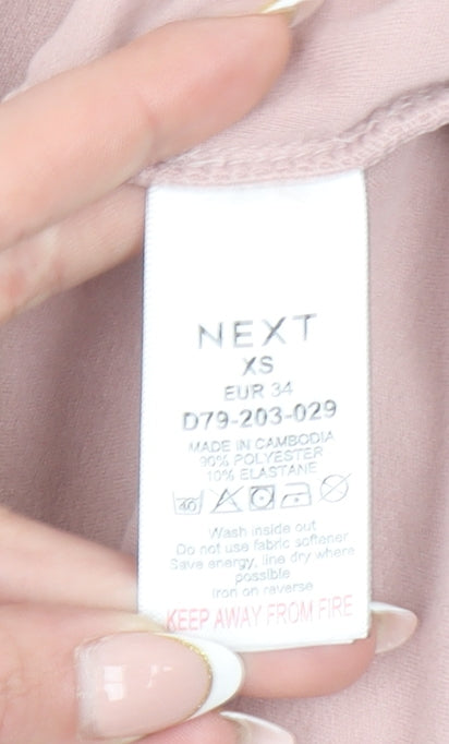 Womens UK Size XS NEXT Pink Pullover Sweatshirt
