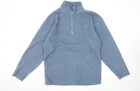 Mens UK Size S Zantos Blue Pullover Sweatshirt