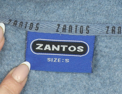 Mens UK Size S Zantos Blue Pullover Sweatshirt
