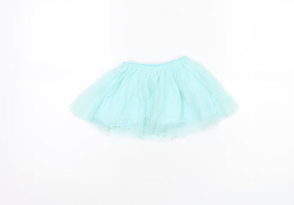 Monsoon Girls Blue Tutu Skirt 6-9 Months Party Layered Tulle