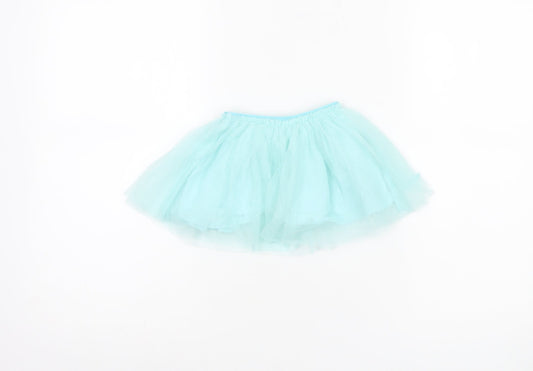 Monsoon Girls Blue Tutu Skirt 6-9 Months Party Layered Tulle