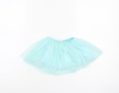 Monsoon Girls Blue Tutu Skirt 6-9 Months Party Layered Tulle