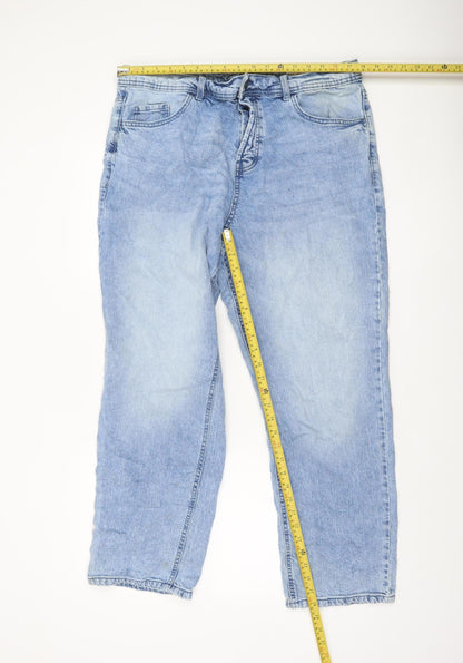 Denim Co. Men's Blue Relaxed Straight Fit Jeans W38 L30