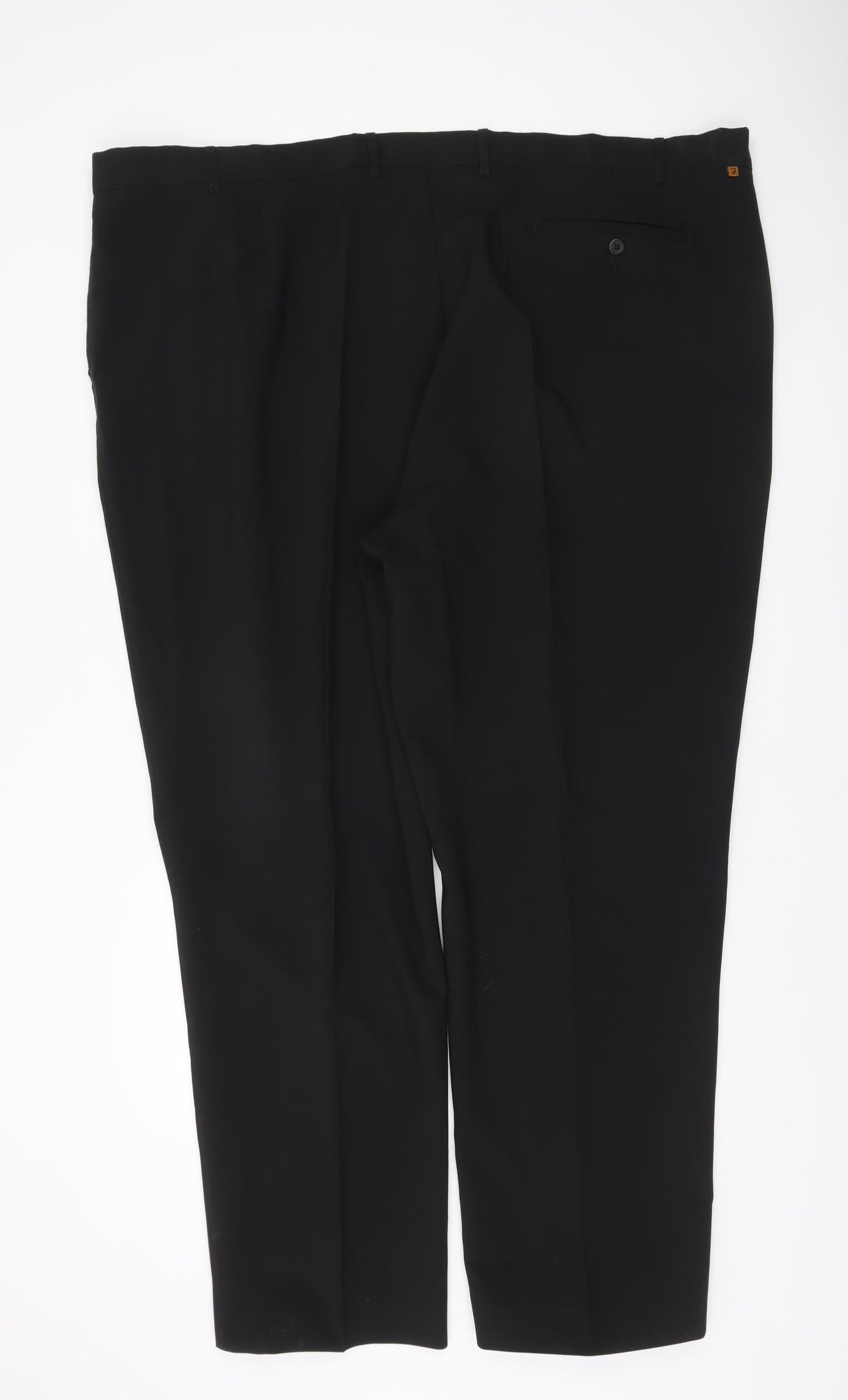 Farah Classic Men's Black Polyester Dress Trousers Size 56 L33