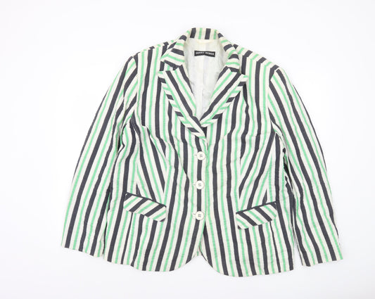 Gerry Weber Women’s Multicoloured Striped Blazer Size 22