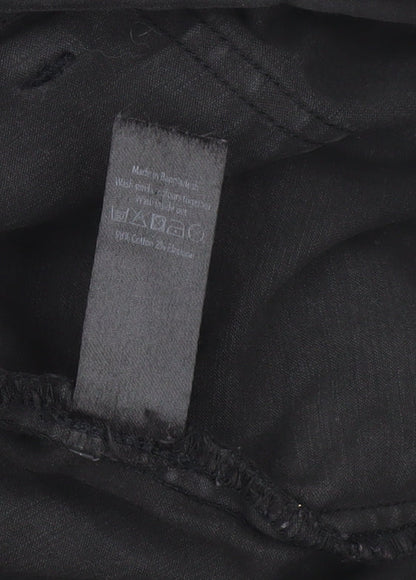 George Women's Black Cargo Trousers Size 20 Cotton Stretch