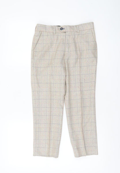 Boys UK Size 10 Years Marc Darcy Slim Fit Chino Beige Trousers