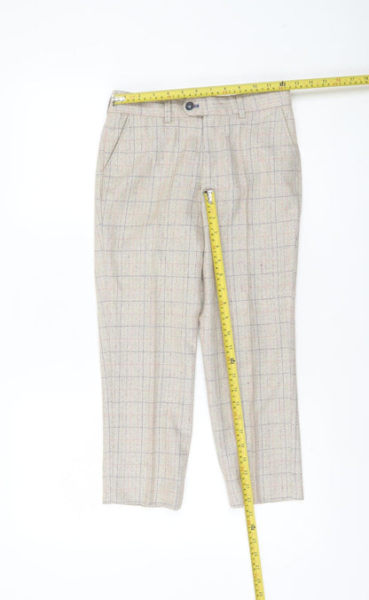 Boys UK Size 10 Years Marc Darcy Slim Fit Chino Beige Trousers