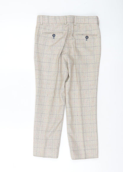 Boys UK Size 10 Years Marc Darcy Slim Fit Chino Beige Trousers