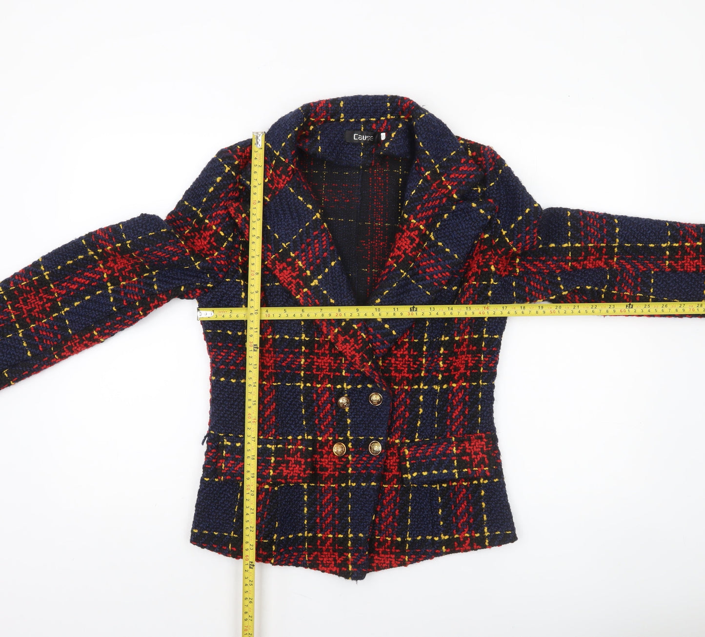 Womens UK Size S Cause Multicoloured Blazer