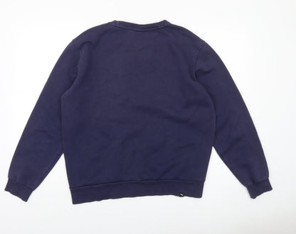 Mens UK Size M PUMA Blue Pullover Sweatshirt
