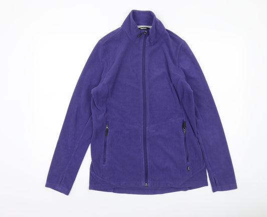 Rohan Women's Purple Fleece Full Zip Jacket Size S Outdoor Travel