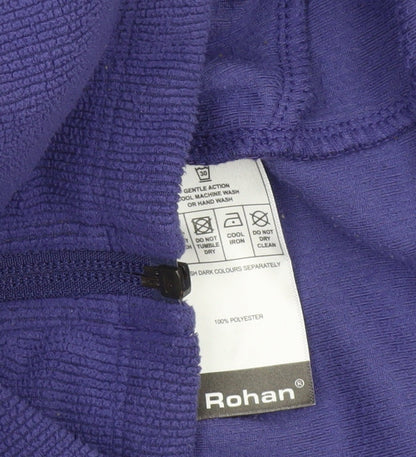 Rohan Women's Purple Fleece Full Zip Jacket Size S Outdoor Travel