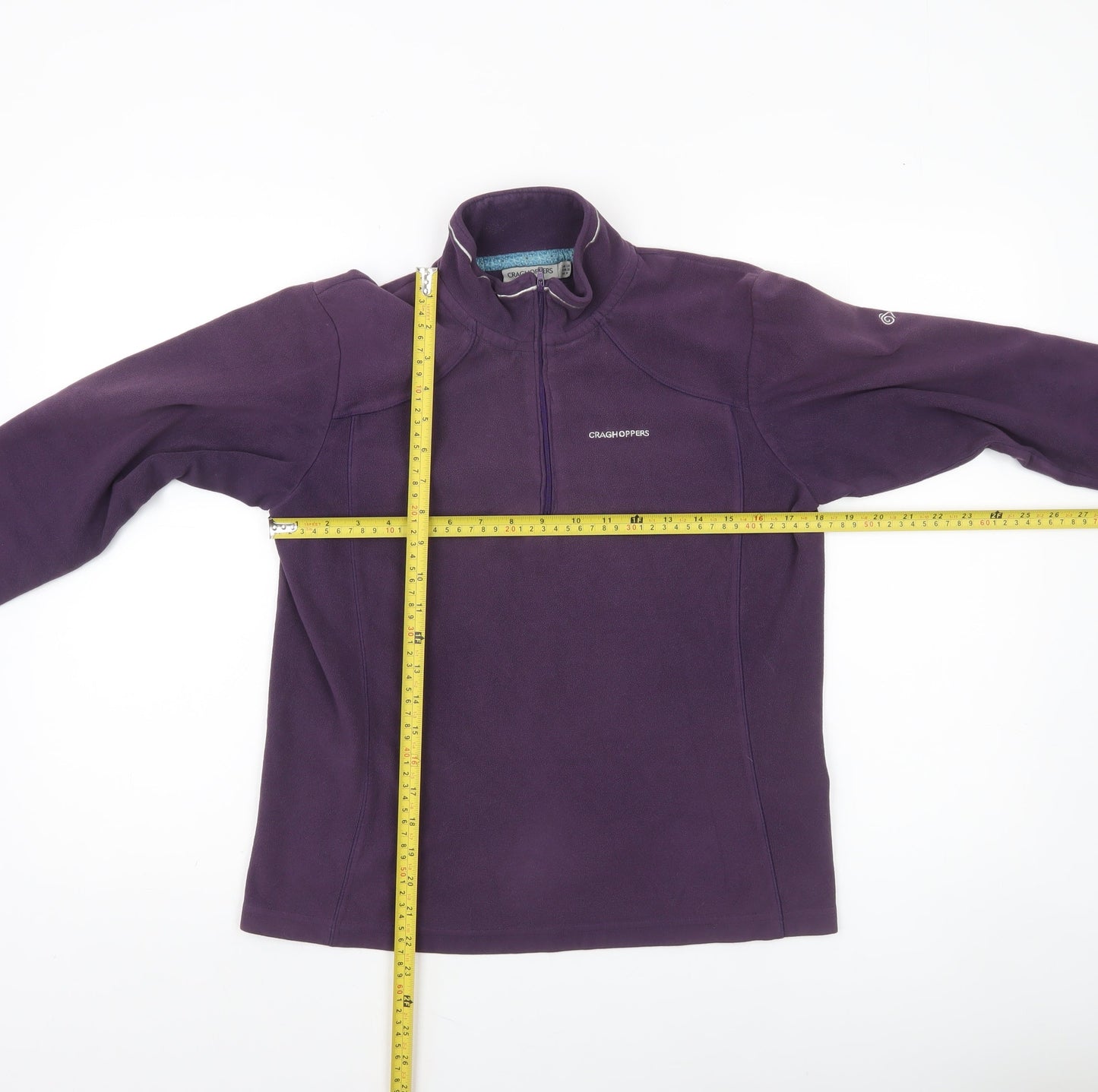 Craghoppers Women’s Purple Fleece 1/2 Zip Pullover UK 10