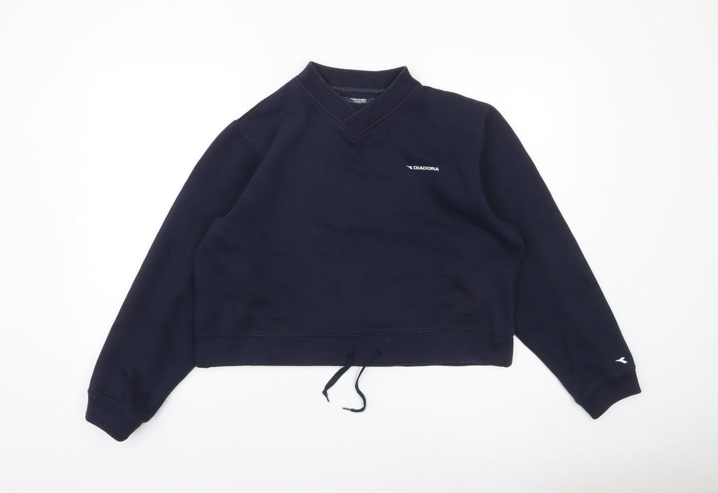 Womens UK Size 14 Diadora Blue Pullover Sweatshirt