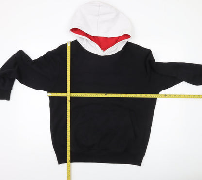 Boys UK Size 16 Years H&M Black Pullover Hoodie