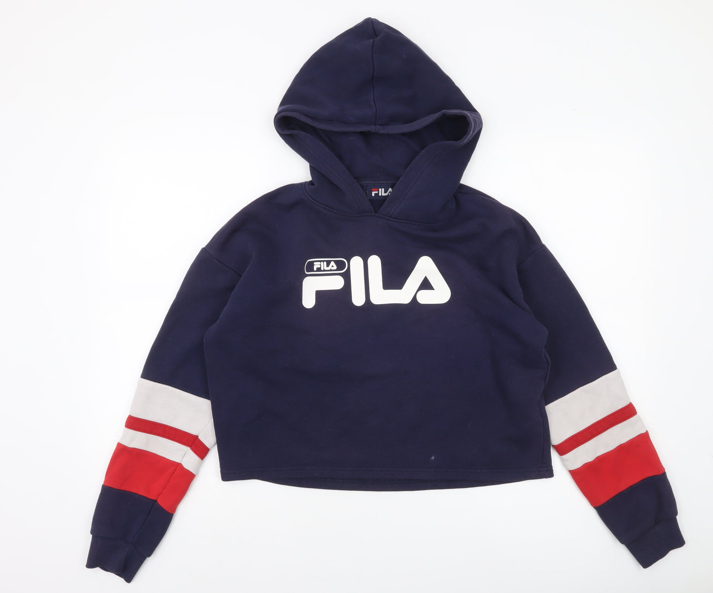 Womens UK Size S FILA Blue Pullover Hoodie