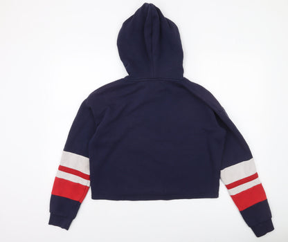 Womens UK Size S FILA Blue Pullover Hoodie