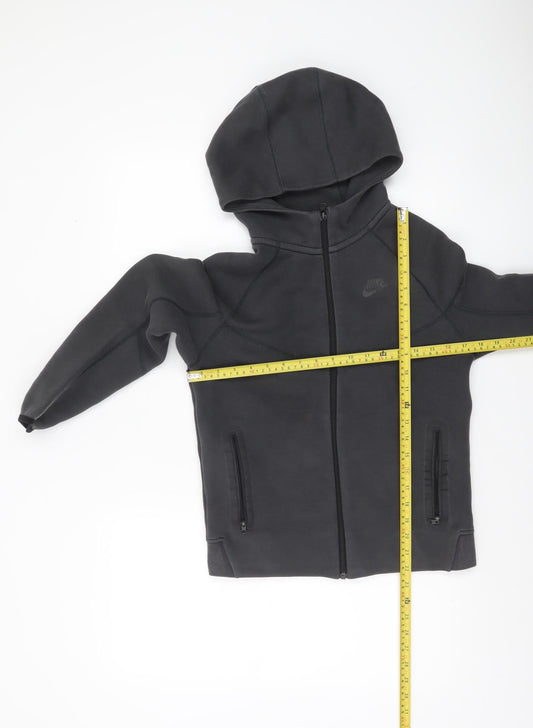Boys UK Size 13-15 Years Nike Grey Full Zip Hoodie