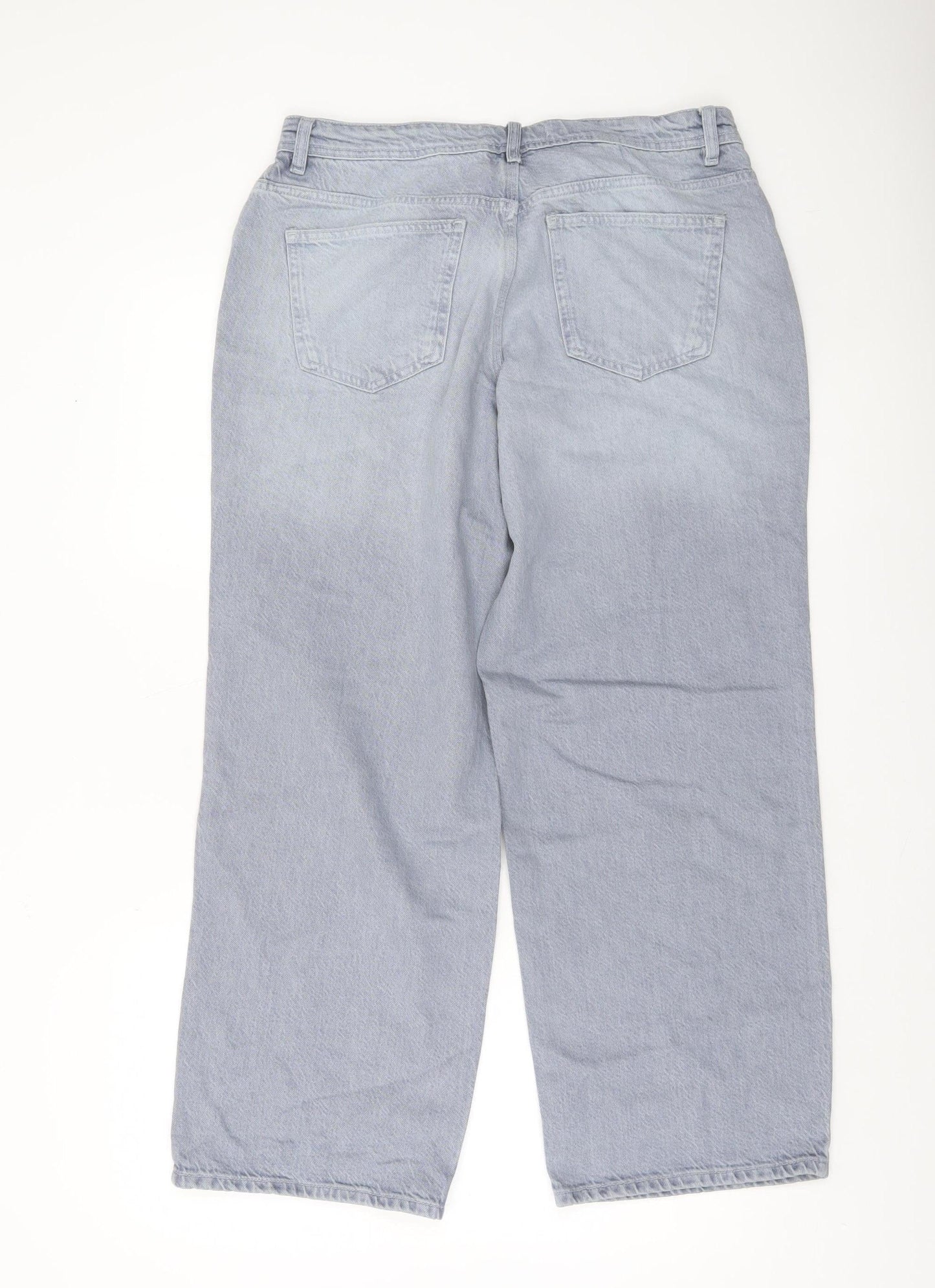 Next Women Blue Baggy Low Rise Petite Jeans UK 12P