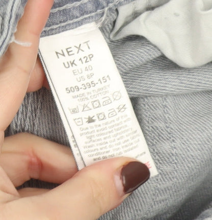 Next Women Blue Baggy Low Rise Petite Jeans UK 12P