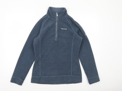 Craghoppers Women Blue 1/2 Zip Fleece Pullover Size S Outdoor Sweatshirt