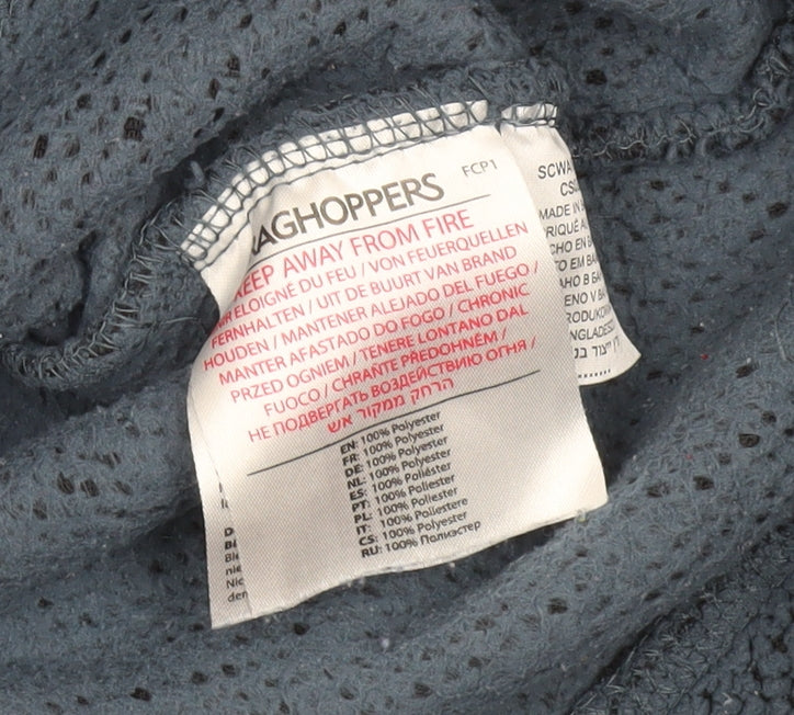 Craghoppers Women Blue 1/2 Zip Fleece Pullover Size S Outdoor Sweatshirt