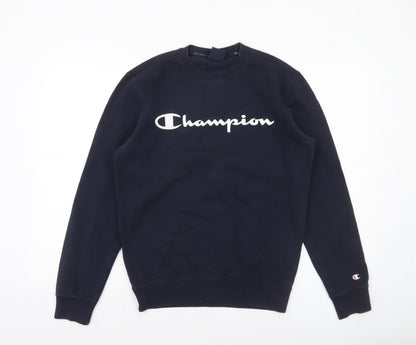Mens UK Size S Champion Blue Pullover Sweatshirt