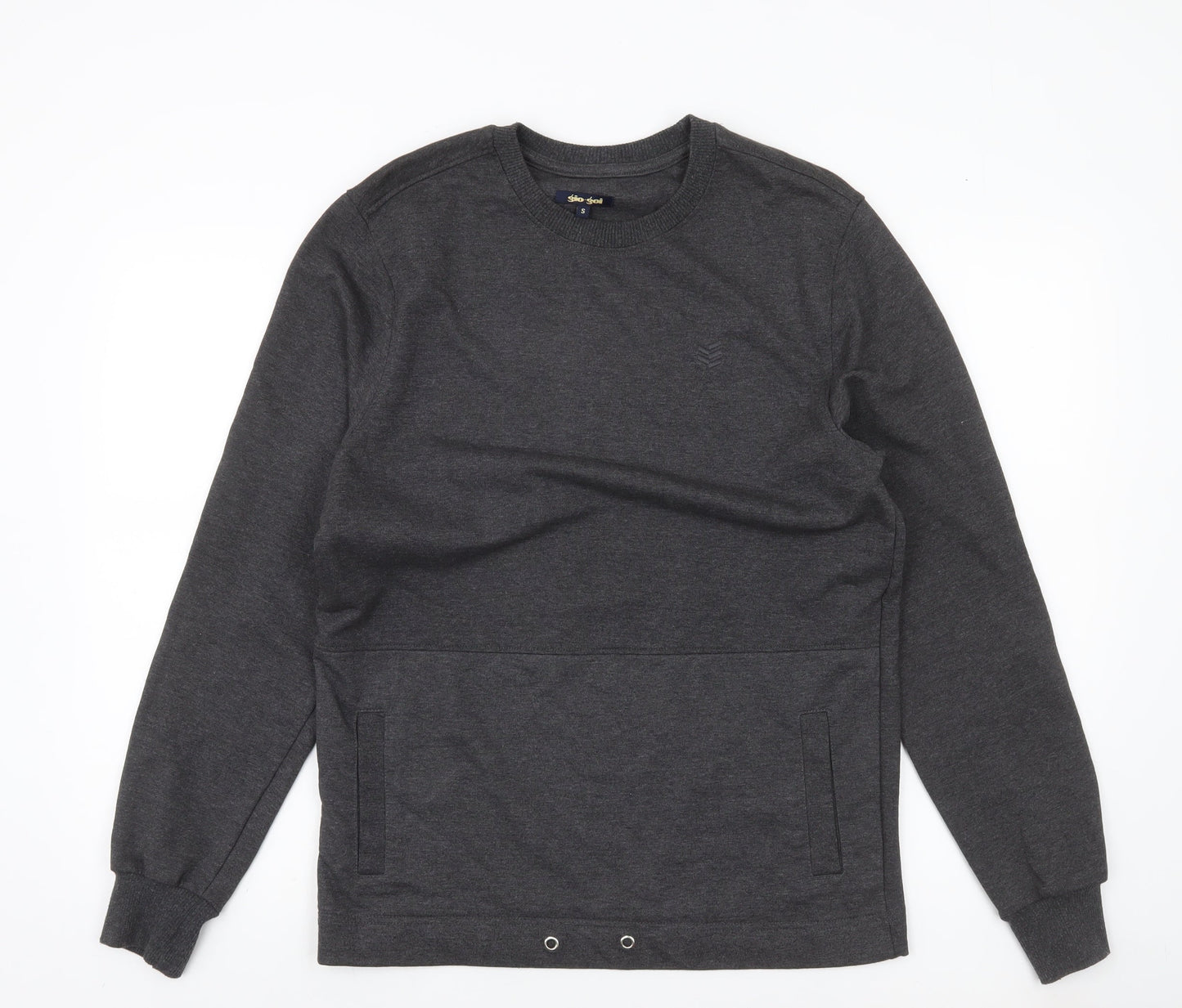Mens UK Size S Gio-Goi Grey Pullover Sweatshirt