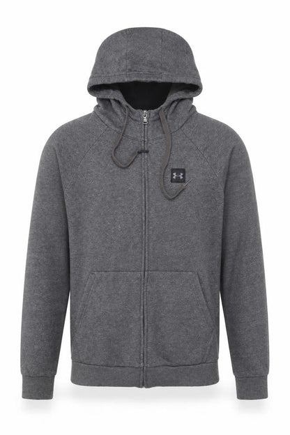 Mens UK Size S Under armour Grey Full Zip Hoodie