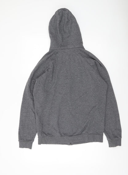 Mens UK Size S Under armour Grey Full Zip Hoodie