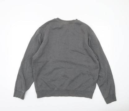 Mens UK Size M Nike Grey Pullover Sweatshirt