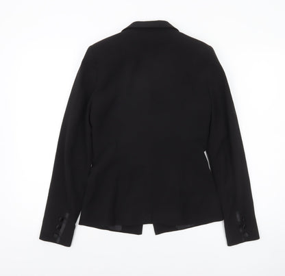Very Women’s Black Slim Fit Single-Breasted Blazer UK 8