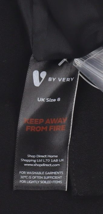 Very Women’s Black Slim Fit Single-Breasted Blazer UK 8