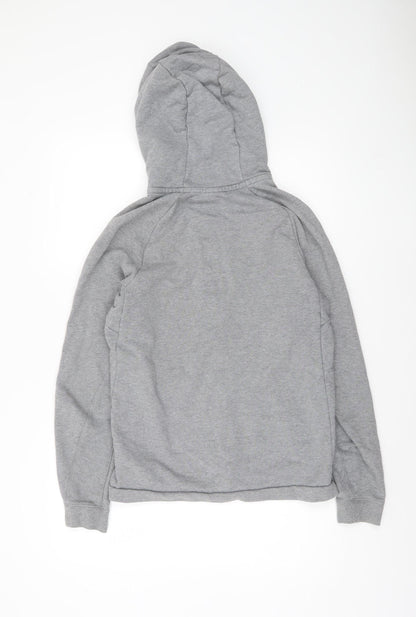 Mens UK Size S Nike Grey Full Zip Hoodie