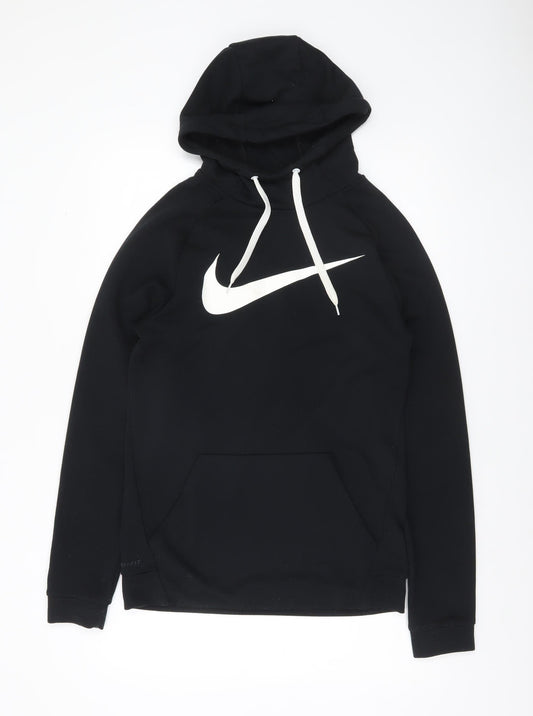 Mens UK Size S Nike Black Pullover Hoodie