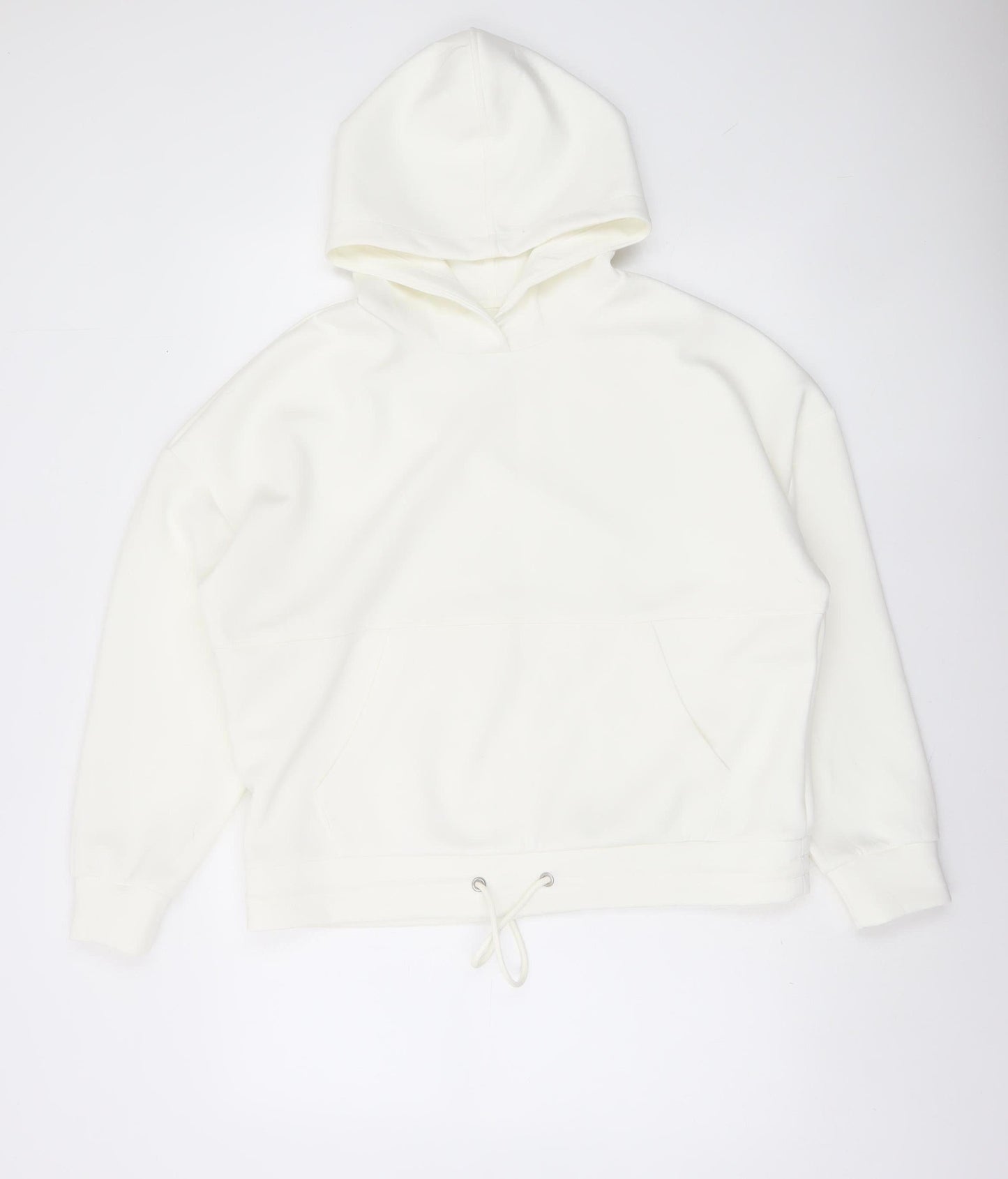 Womens UK Size 12 Dunnes Stores Ivory Pullover Hoodie