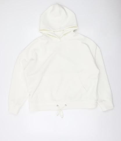 Womens UK Size 12 Dunnes Stores Ivory Pullover Hoodie