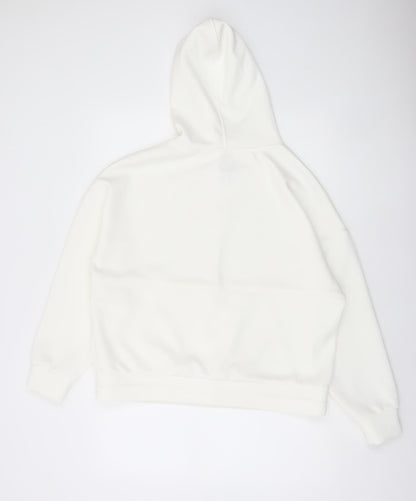 Womens UK Size 12 Dunnes Stores Ivory Pullover Hoodie