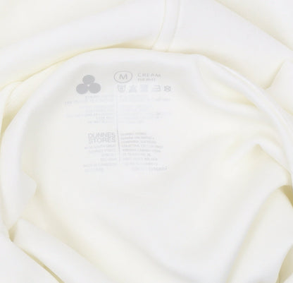 Womens UK Size 12 Dunnes Stores Ivory Pullover Hoodie