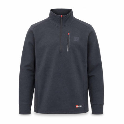 Mens UK Size S Red Original Grey Pullover Sweatshirt