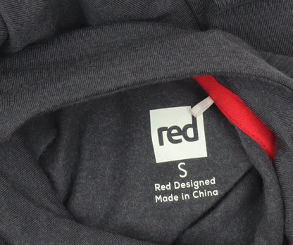 Mens UK Size S Red Original Grey Pullover Sweatshirt