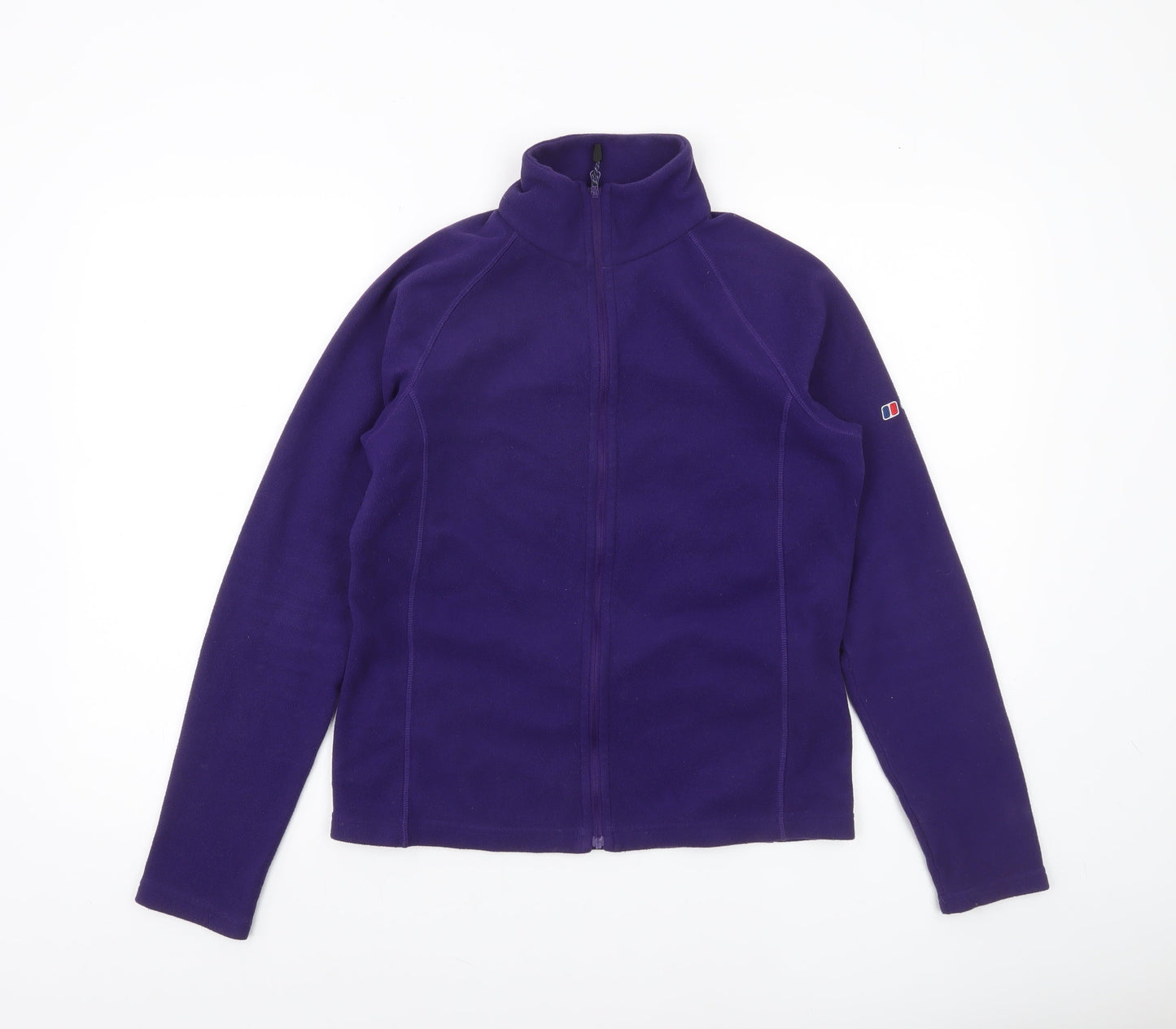 Berghaus Women's Purple Full Zip Fleece Jacket UK 10 Outdoor