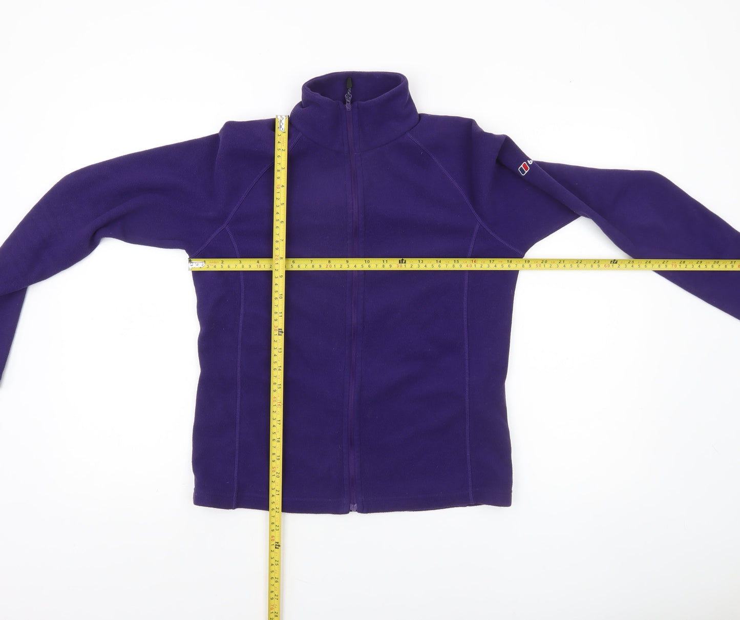 Berghaus Women's Purple Full Zip Fleece Jacket UK 10 Outdoor