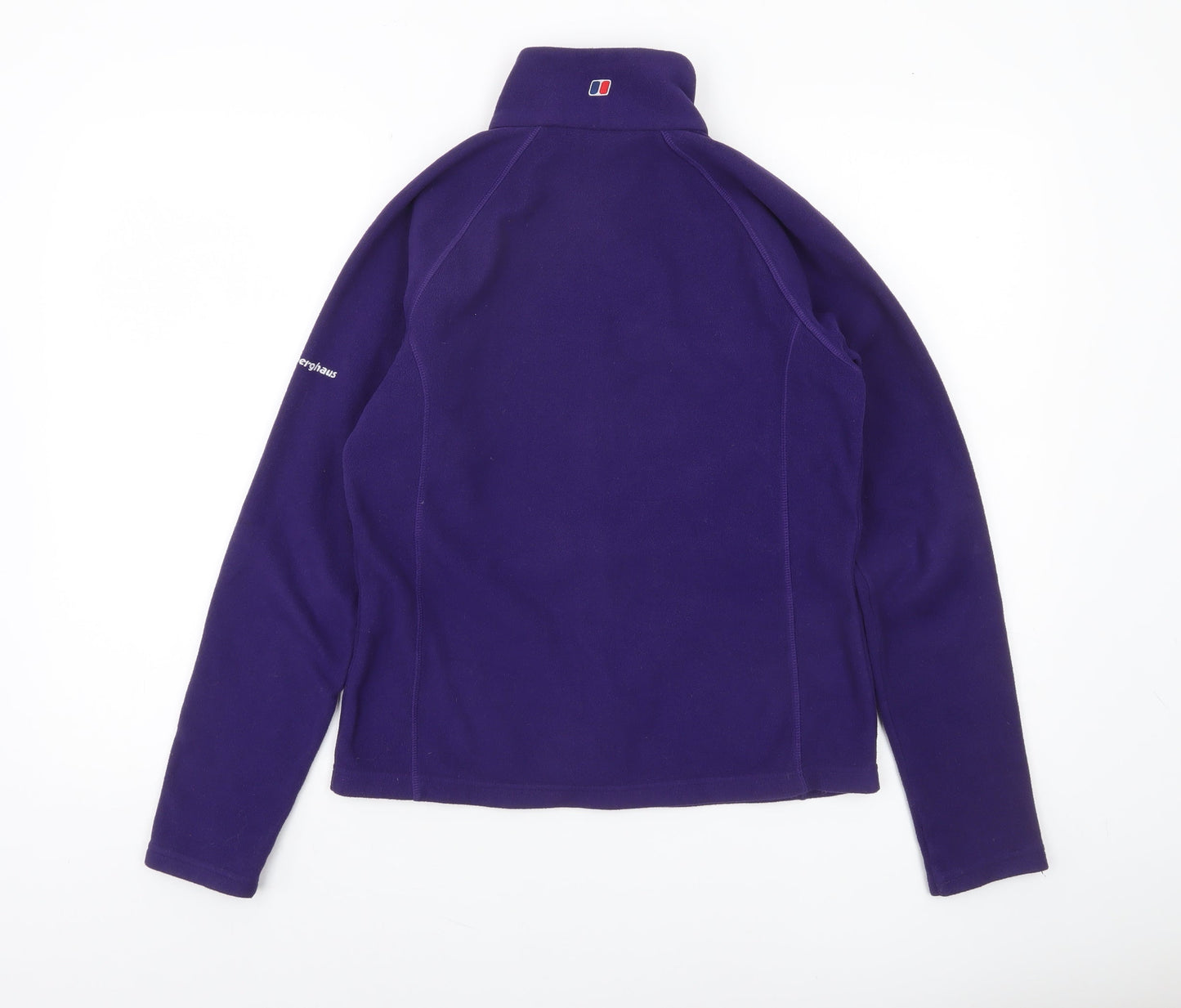Berghaus Women's Purple Full Zip Fleece Jacket UK 10 Outdoor