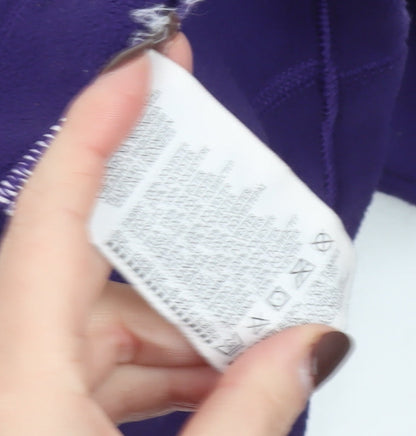 Berghaus Women's Purple Full Zip Fleece Jacket UK 10 Outdoor