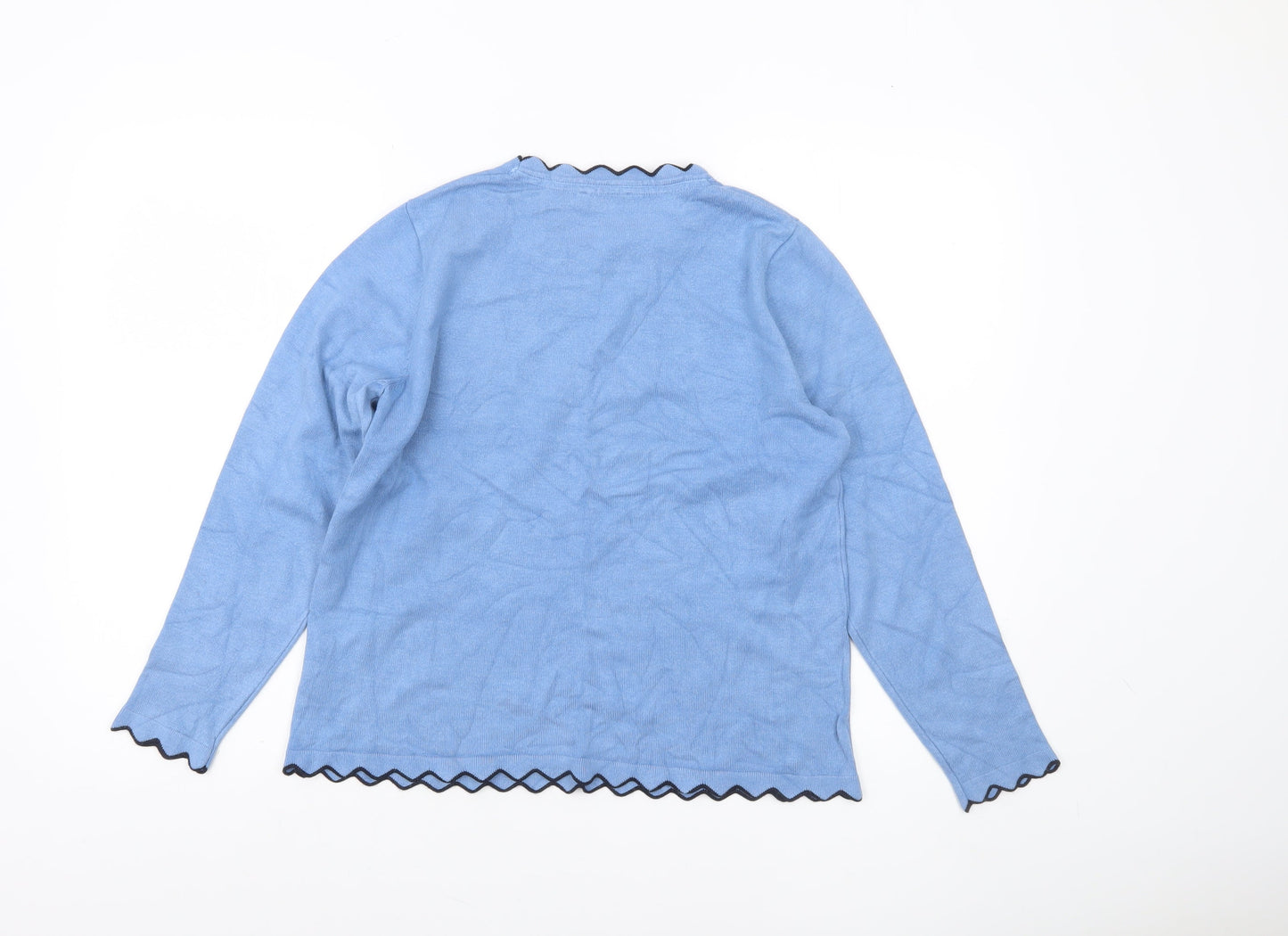 Womens UK Size S Micha Blue Pullover Jumper