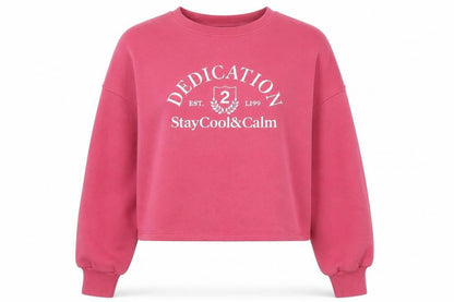 Womens UK Size L H&M Pink Pullover Sweatshirt