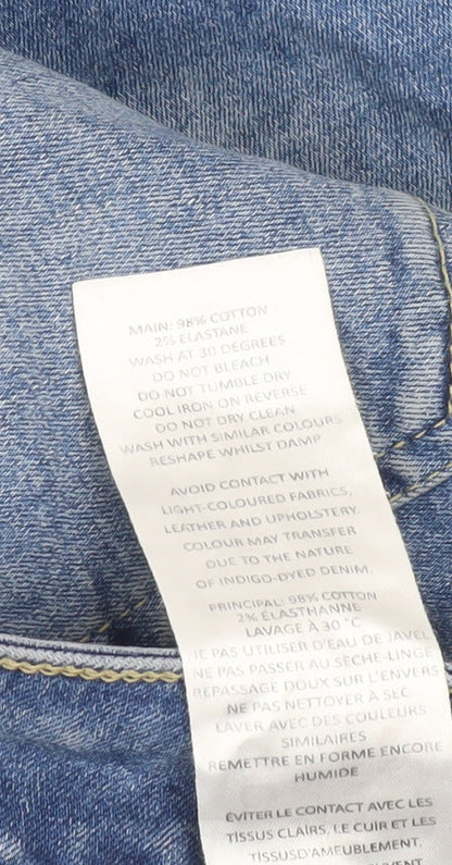 Mens UK Size 34 boohooMAN Slim Fit Skinny Blue Jeans